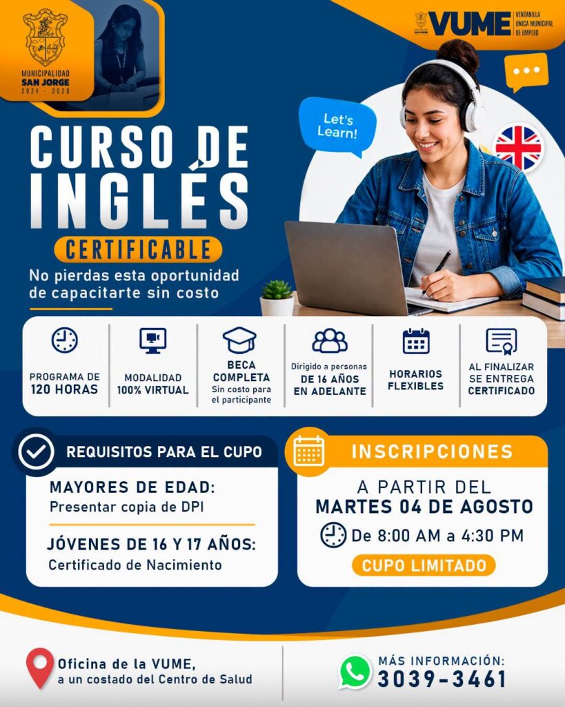 CURSO DE INGLÉS CERTIFICABLE